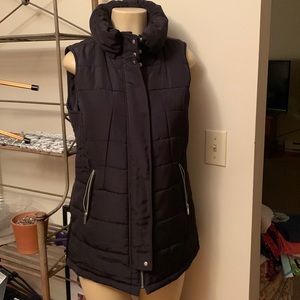 Tribal, black puffer vest, size medium, brand new